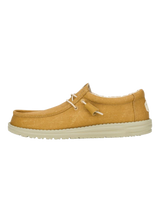 Wally Stretch Canvas Shoes in Cumin Brown & Stone Grey