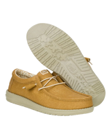 Wally Stretch Canvas Shoes in Cumin Brown & Stone Grey