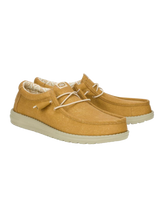 Wally Stretch Canvas Shoes in Cumin Brown & Stone Grey
