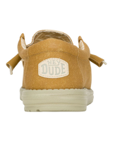 Wally Stretch Canvas Shoes in Cumin Brown & Stone Grey