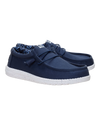 Wally Stretch Canvas Shoes in Navy