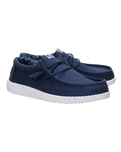 Wally Stretch Canvas Shoes in Navy