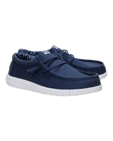 Wally Stretch Canvas Shoes in Navy
