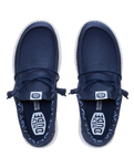 Wally Stretch Canvas Shoes in Navy