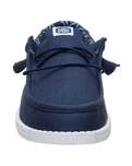 Wally Stretch Canvas Shoes in Navy
