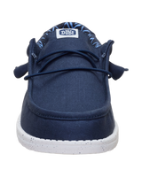 Wally Stretch Canvas Shoes in Navy