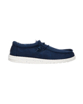 Wally Stretch Canvas Shoes in Navy