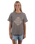 The Born by the Sea Womens Sun Is T-Shirt in Faded Grey