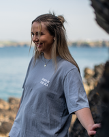 Seaweed T-Shirt in Faded Powder Blue