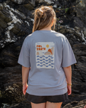 Polzeath T-Shirt in Faded Powder Blue