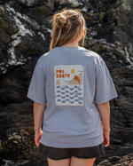 Polzeath T-Shirt in Faded Powder Blue