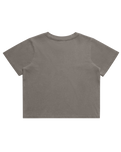 The AS Colour Womens Heavy Faded Crop T-Shirt in Faded Grey