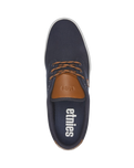 The Etnies Mens Jameson 2 Eco Shoes in Navy, White & Blue