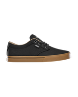 The Etnies Mens Jameson 2 Eco Shoes in Black, Silver & Gum