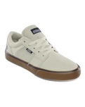 Barge LS Shoes in White & Navy