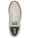 Barge LS Shoes in White & Navy