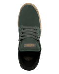 The Etnies Mens Barge LS Shoes in Green & Gum