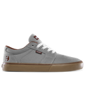 The Etnies Mens Barge LS Shoes in Grey & Gum & Red