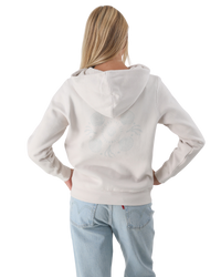 The Born by the Sea Womens Shells Hoodie in Bone