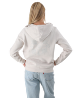 The Born by the Sea Womens Shells Hoodie in Bone