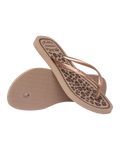 Slim Animals Flip Flops in Rose Gold