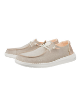 The Hey Dude Shoes Womens Wendy Metallic Sparkle Shoes in Rose Gold