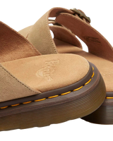 Josef Bronx Suede Sandals in Savannah Tan