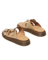 Womens Josef Bronx Suede Sandals in Savannah Tan