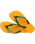 The Havaianas Mens Brazil Logo Flip Flops in Pop Yellow