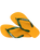 The Havaianas Mens Brazil Logo Flip Flops in Pop Yellow