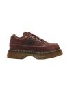 Buzz 5-Eye Grizzly Leather Shoes in Dark Brown