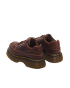 Buzz 5-Eye Grizzly Leather Shoes in Dark Brown