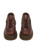 Buzz 5-Eye Grizzly Leather Shoes in Dark Brown