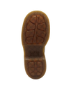 Buzz 5-Eye Grizzly Leather Shoes in Dark Brown