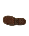Buzz 5-Eye Grizzly Leather Shoes in Dark Brown