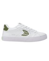 Salvas Shoes in White & Green