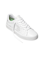 The Cariuma Womens Salvas Shoes in White Smooth Leather & Ice