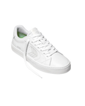 The Cariuma Womens Salvas Shoes in White Smooth Leather & Ice