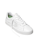 The Cariuma Womens Salvas Shoes in White Smooth Leather & Ice