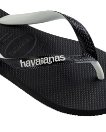 The Havaianas Mens Top Mix Flip Flops in Black