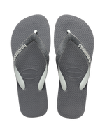 The Havaianas Mens Top Mix Flip Flops in Steel Grey & Steel Grey