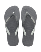 The Havaianas Mens Top Mix Flip Flops in Steel Grey & Steel Grey