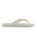 The Havaianas Womens Logo Metallic Flip Flops in White