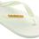 The Havaianas Womens Logo Metallic Flip Flops in White