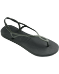 The Havaianas Womens Luna Flip Flops in Olive Green