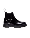 2976 Harness Analine Leather Chelsea Boots in Black