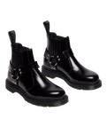2976 Harness Analine Leather Chelsea Boots in Black