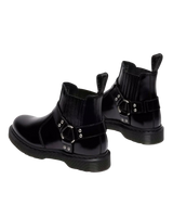 2976 Harness Analine Leather Chelsea Boots in Black