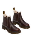2976 Leonore II Grizzly Leather Chelsea Boots in Dark Brown