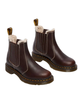 2976 Leonore II Grizzly Leather Chelsea Boots in Dark Brown